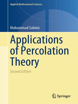 cover image of Applications of Percolation Theory